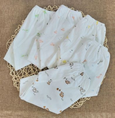 Quần dài sơ sinh họa tiết CUNCON (Nhiều họa tiết)