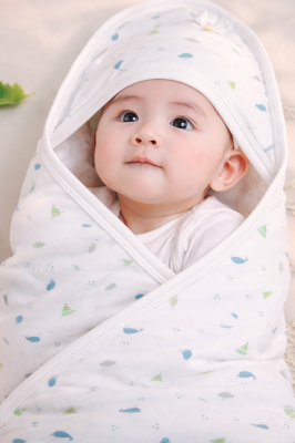 Khăn ủ có mũ CUNCON cao cấp ( 2 lớp )