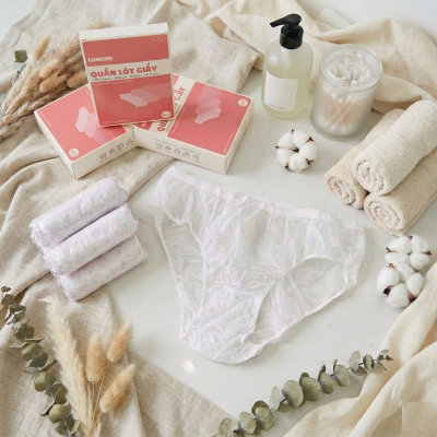 Quần lót giấy tiện lợi CUNCON (Giấy, 5 cái/hộp)