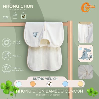 Nhộng chũn sợi tre kháng khuẩn Cuncon (Size M)